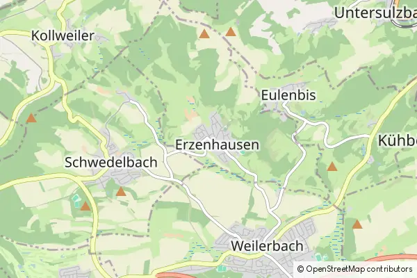 Mapa Erzenhausen