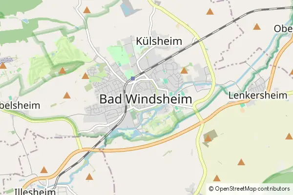 Mapa Bad Windsheim