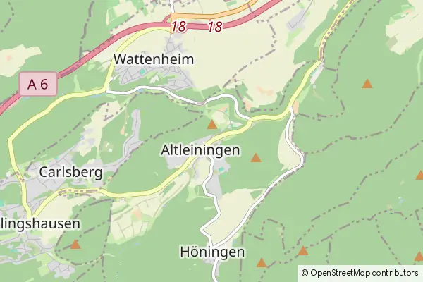 Mapa Altleiningen