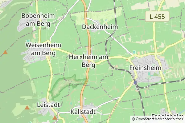 Mapa Herxheim