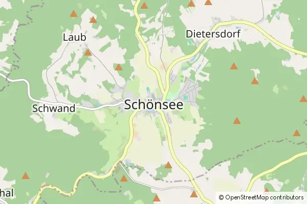 Mapa Schoensee