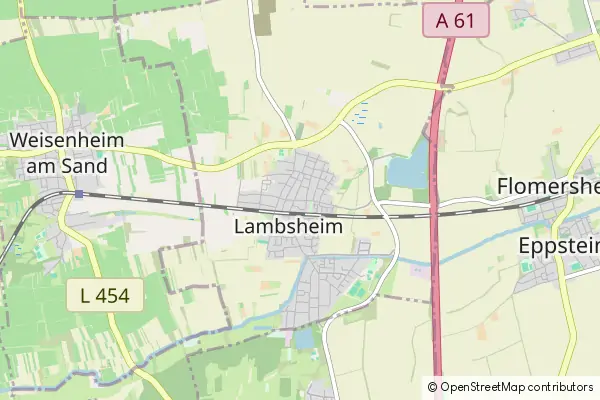 Mapa Lambsheim