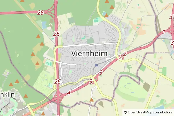 Mapa Viernheim