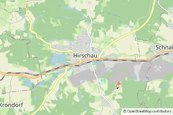 Mapa Hirschau