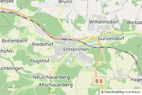 Mapa Emskirchen