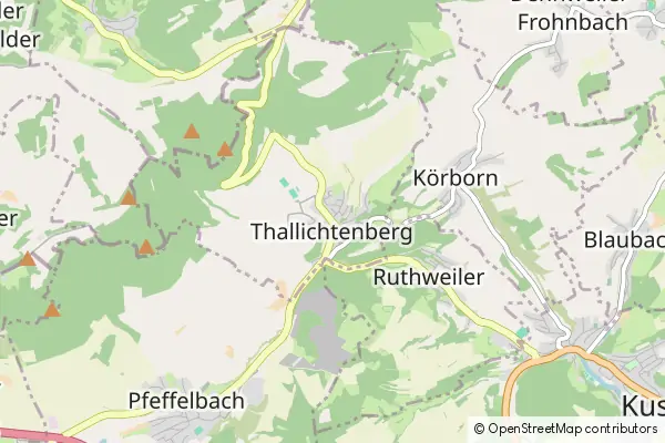 Mapa Thallichtenberg