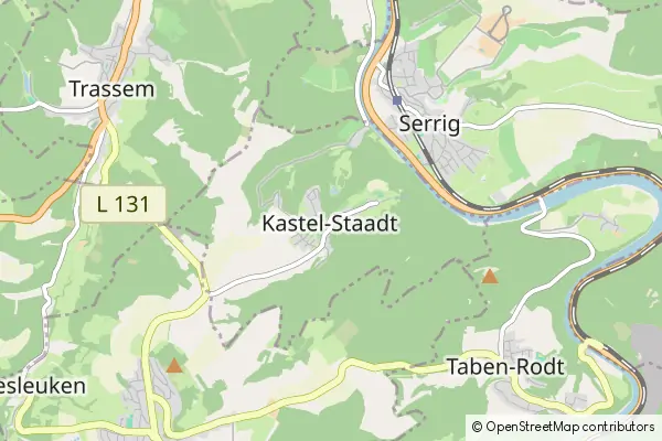 Mapa Kastel-Staadt