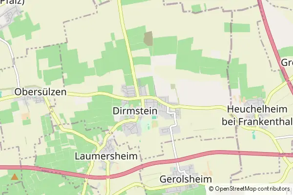 Mapa Dirmstein