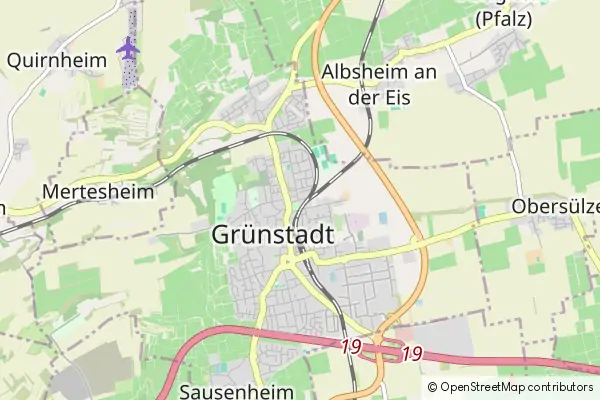 Mapa Grunstadt