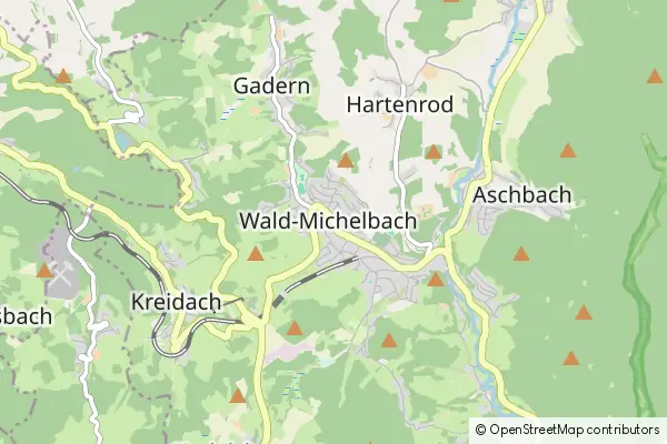 Mapa Wald-Michelbach