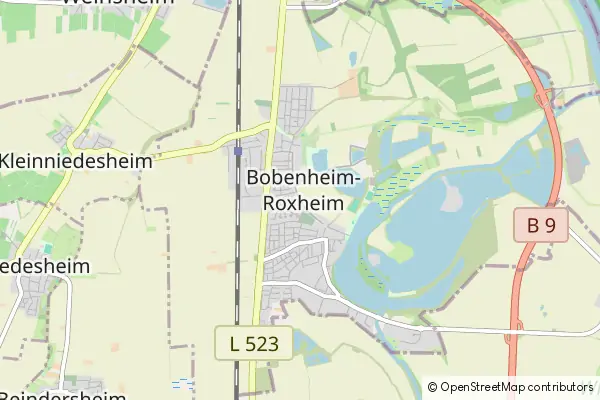 Mapa Bobenheim-Roxheim