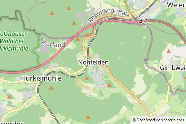 Mapa Nohfelden