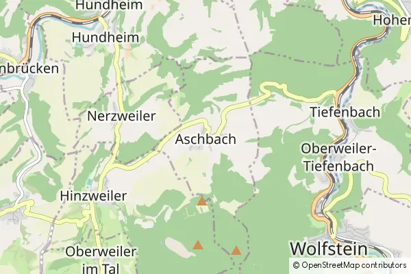 Mapa Aschbach