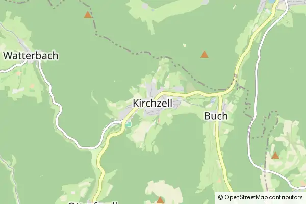 Mapa Kirchzell