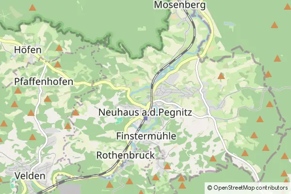 Mapa Neuhaus an der Pegnitz