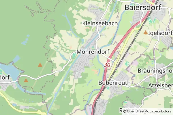 Mapa Moehrendorf