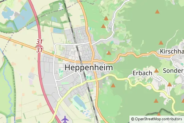 Mapa Heppenheim