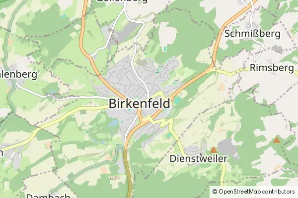 Mapa Birkenfeld