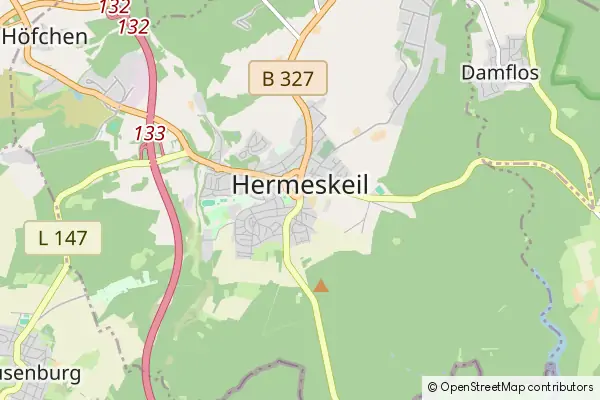 Mapa Hermeskeil