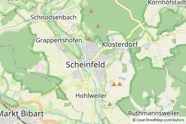 Mapa Scheinfeld