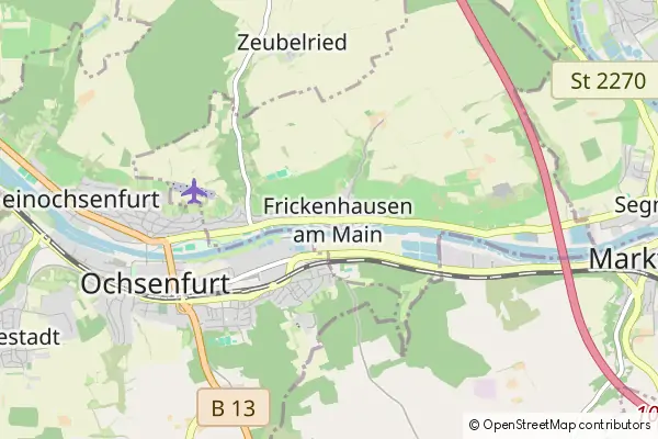 Mapa Frickenhausen