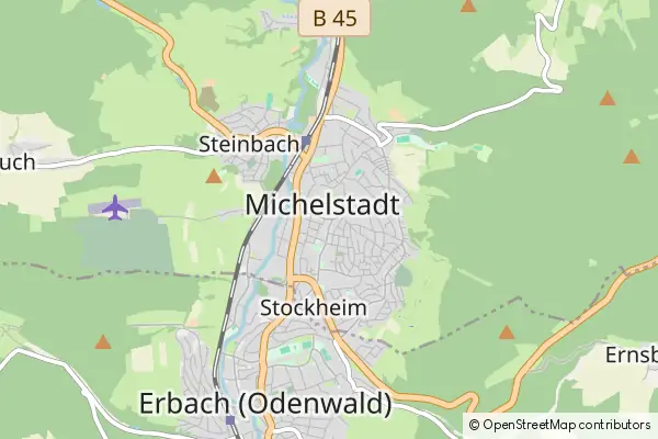 Mapa Michelstadt