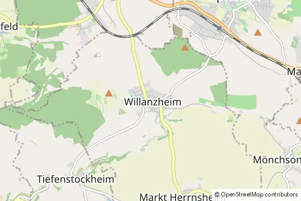 Mapa Willanzheim