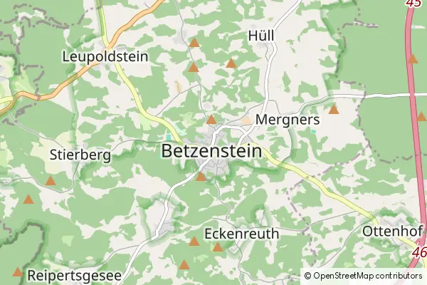 Mapa Betzenstein