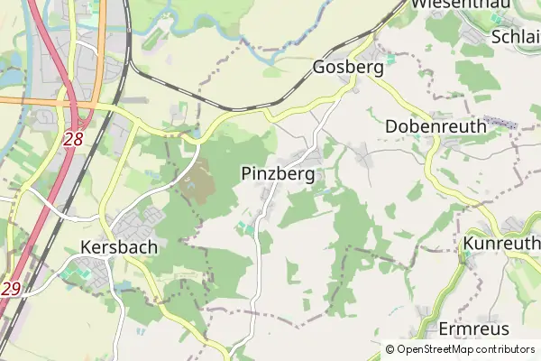 Mapa Pinzberg