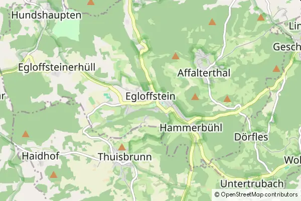 Mapa Egloffstein