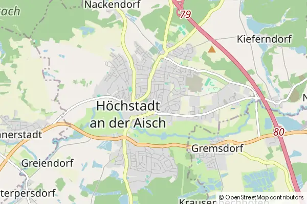 Mapa Hochstadt