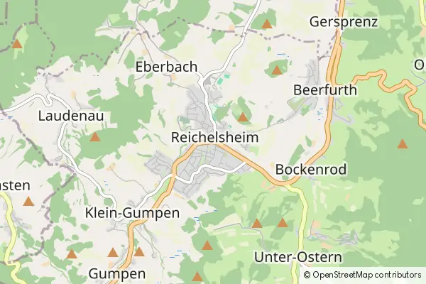 Mapa Reichelsheim