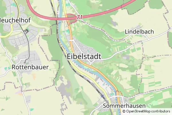 Mapa Eibelstadt