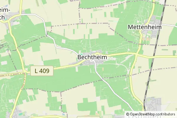 Mapa Bechtheim