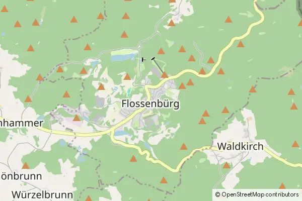 Mapa Flossenbürg