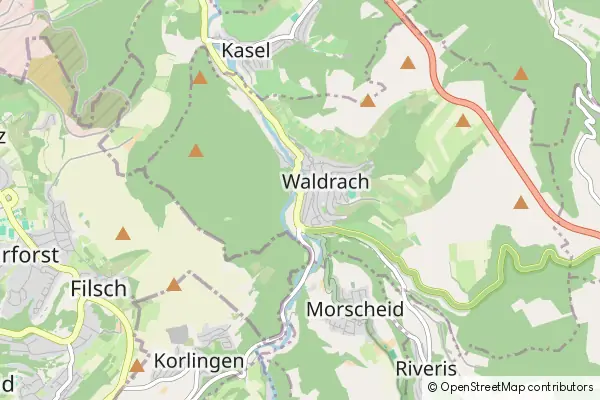 Mapa Waldrach