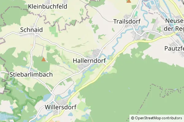 Mapa Hallerndorf