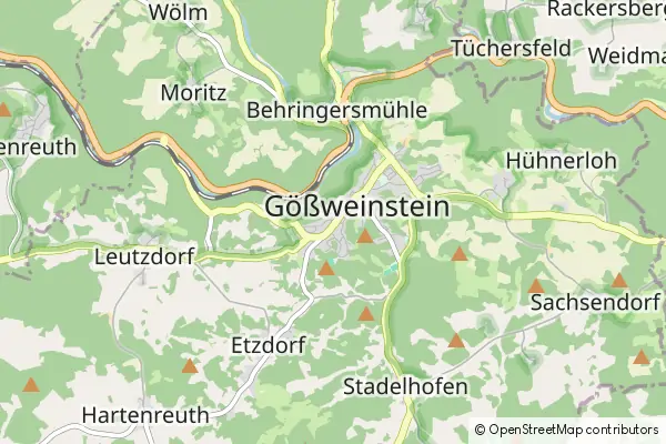 Mapa Gößweinstein