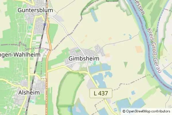 Mapa Gimbsheim