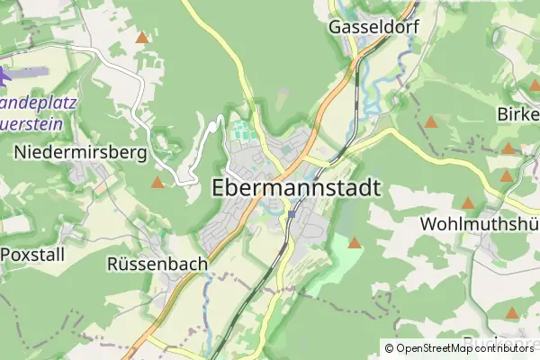 Mapa Ebermannstadt