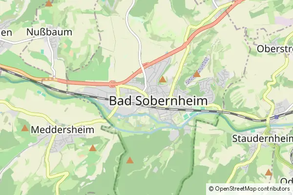 Mapa Bad Sobernheim