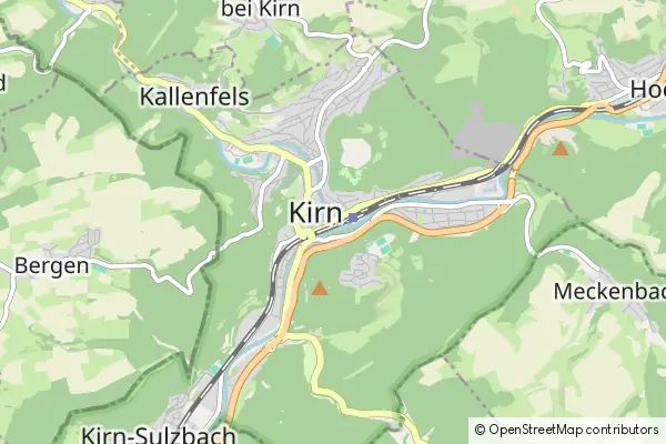 Mapa Kirn