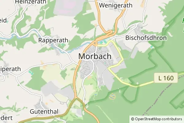 Mapa Morbach