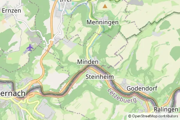 Mapa Minden