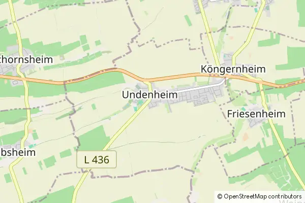 Mapa Undenheim