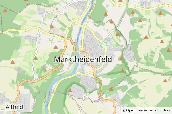 Mapa Marktheidenfeld