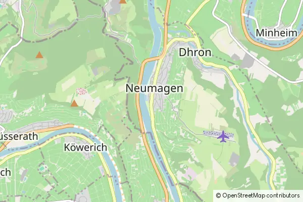 Mapa Neumagen-Dhron