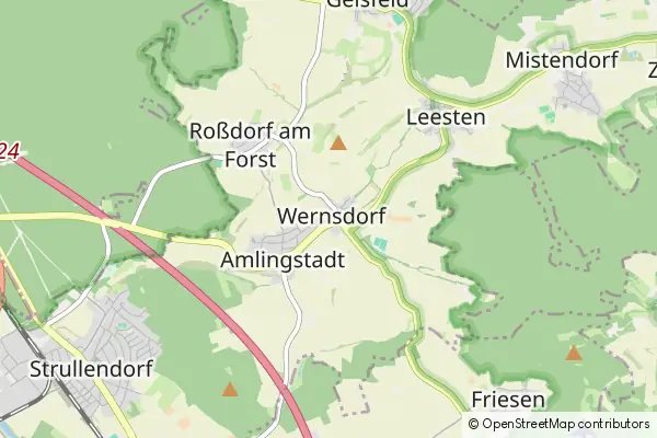 Mapa Wernsdorf