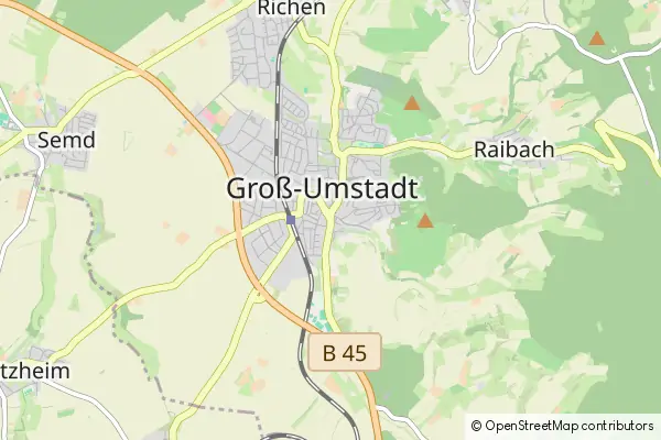 Mapa Groß-Umstadt