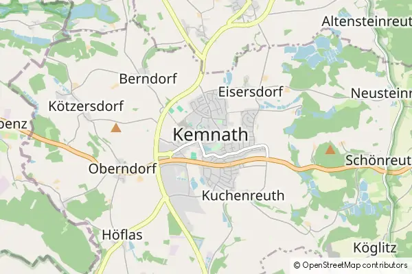 Mapa Kemnath